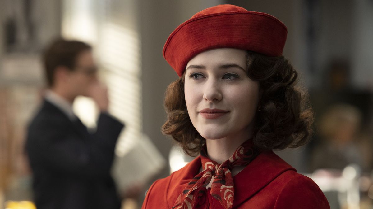 Rachel Brosnahan in The Marvelous Mrs. Maisel