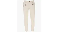 Mint Velvet Denver Beige Coated Jeans