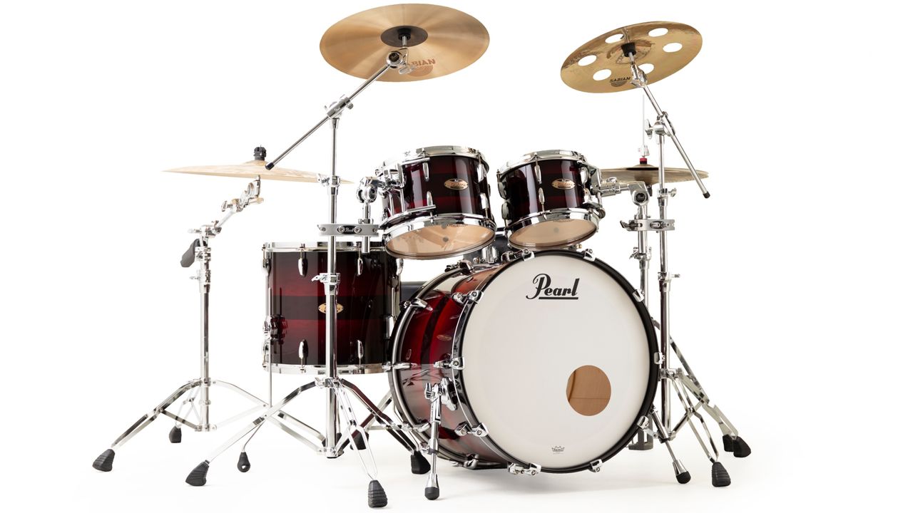 Pearl Masters Maple Reserve: Red Burst Triband