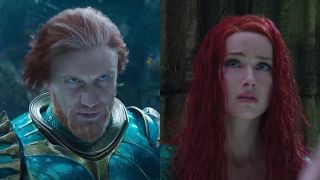 Dolph Lundgren and Amber Heard in Aquaman