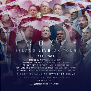 Frost* 2022 April tour poster