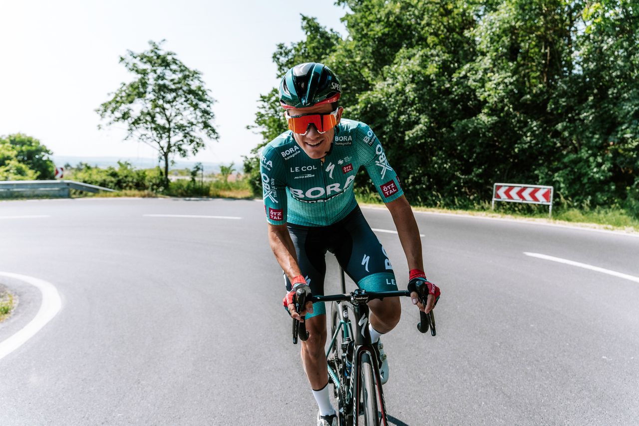 Front view of the Bora-Hansgrohe switch-out kit for 2023 Tour de France