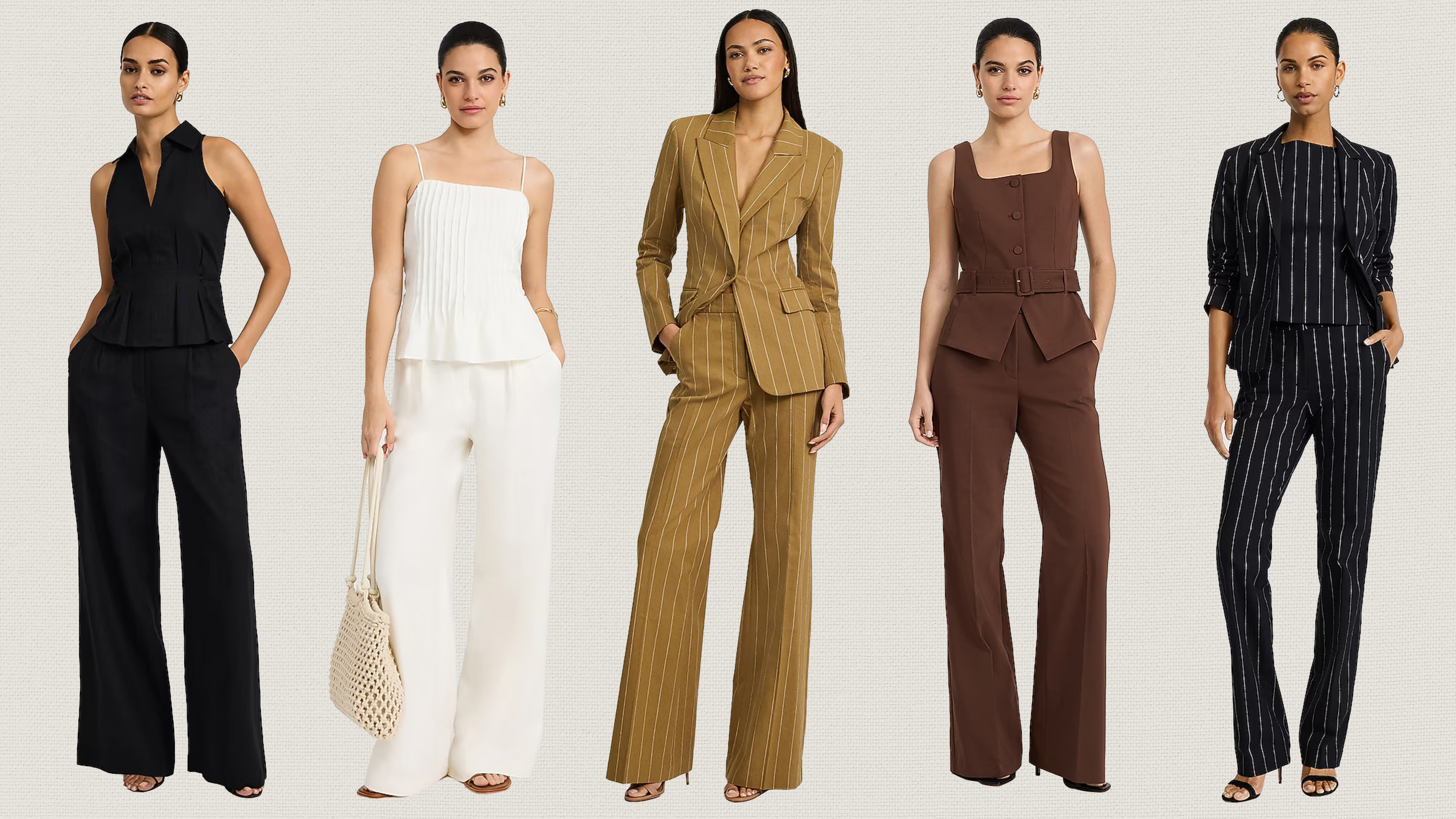 Collage of Express Work Outfits