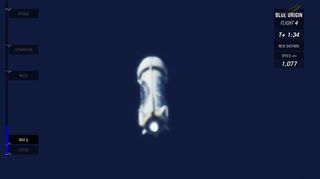 Blue Origin New Shepard Fourth Flight Photos