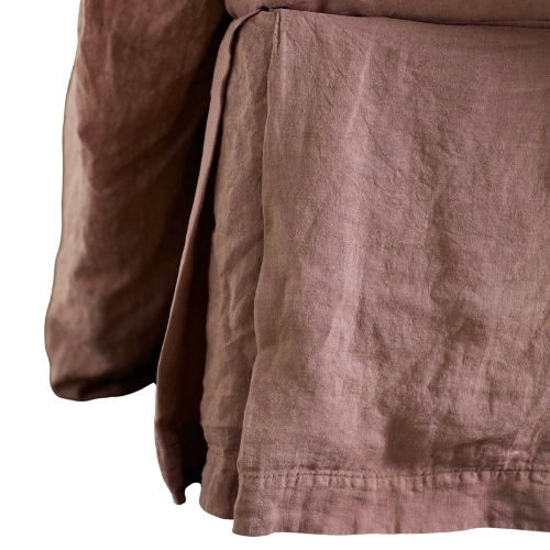 Secret Linen Store, Vintage Rose Linen Valance