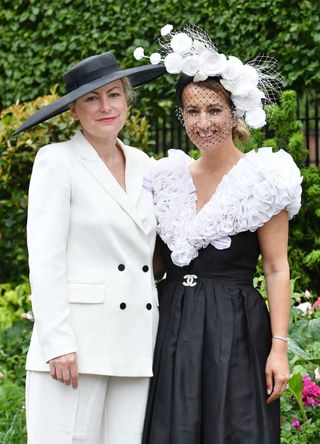 Kara Goodley and Nazer Bullen pose during Royal Ascot 2021