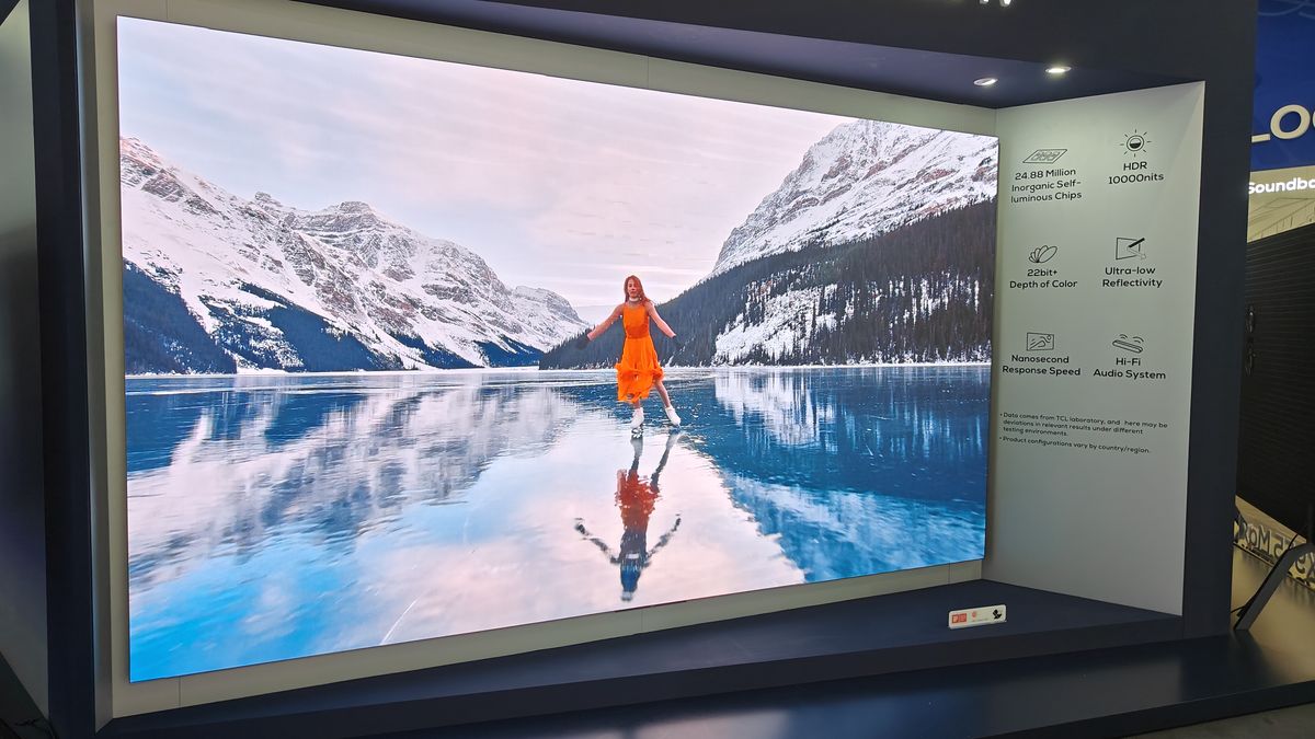 I love projectors – but this super advanced 163-inch TV has me torn ...