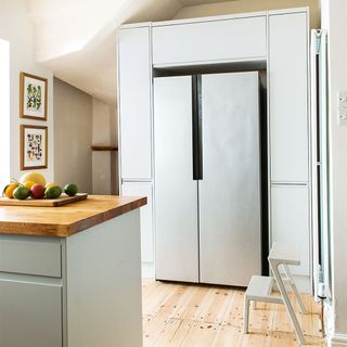 kitchen diner with fridge freezer