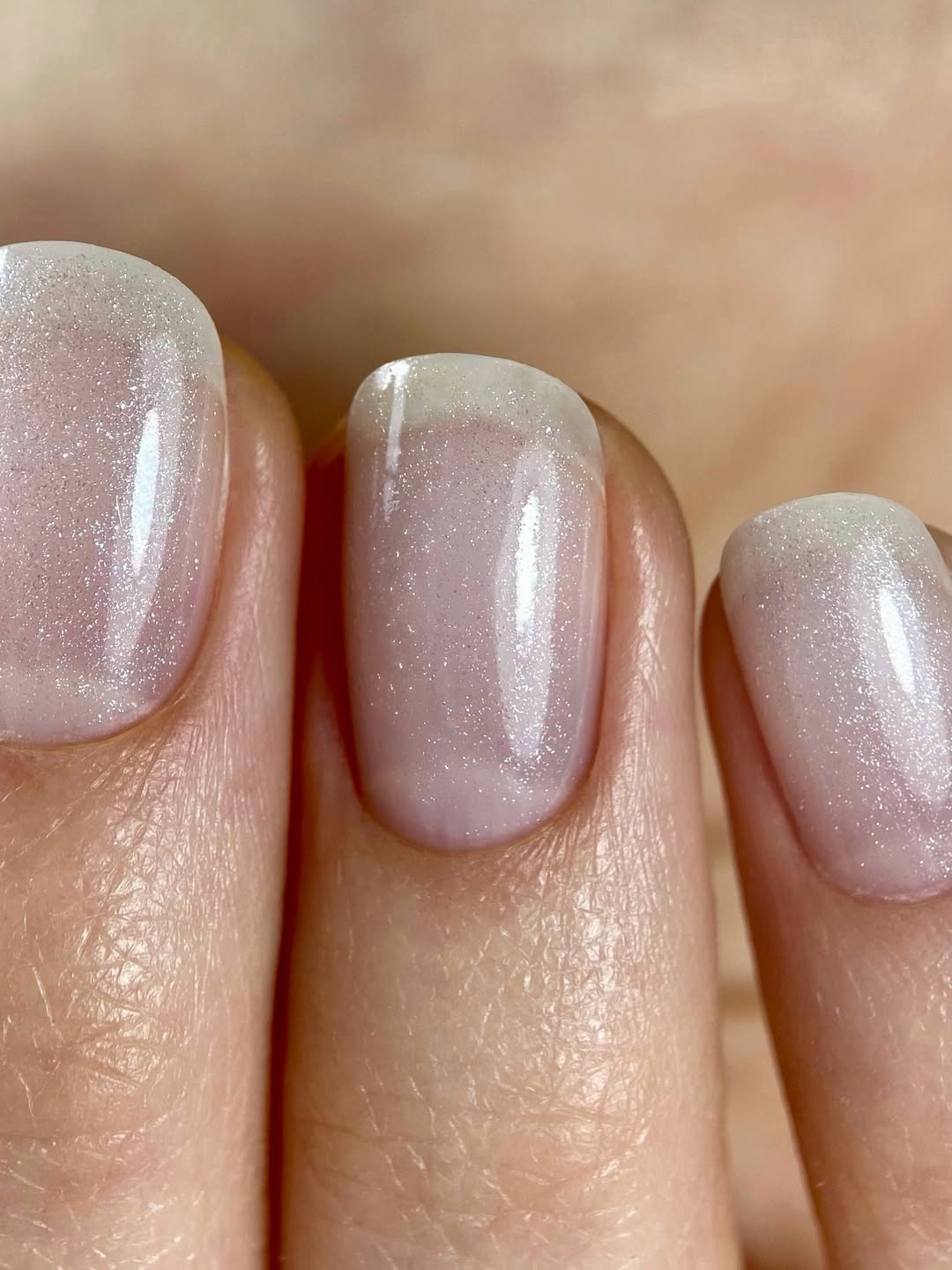 Baby shimmer nail polish.