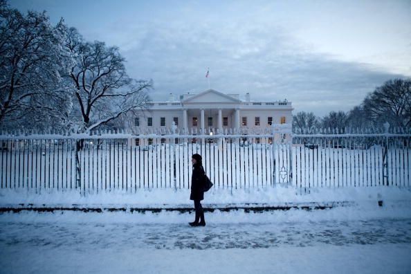 Snowfall in Washington, D.C.