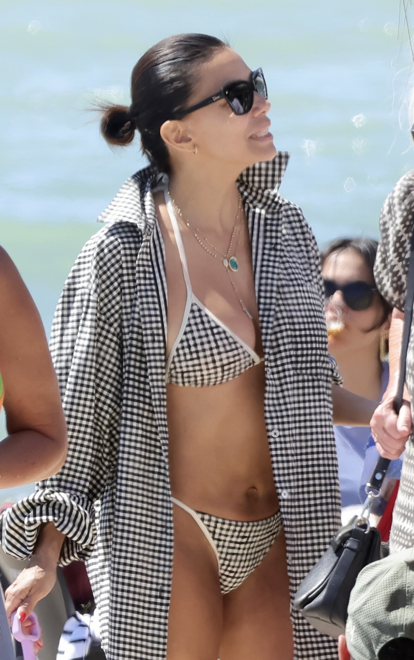 Eva Longoria styled the matching set swimsuit trend for summer 2026