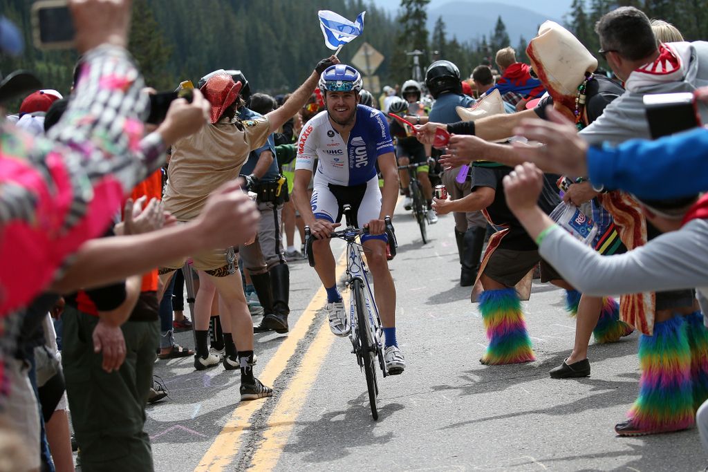 Daniel Summerhill (UnitedHealthcare) enjoying the fans support