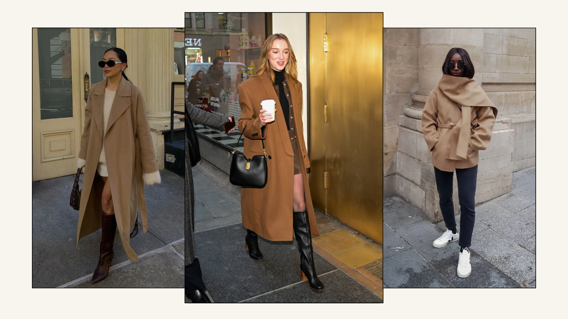 An image of the best camel coats, as selected by Who What Wear editors. 