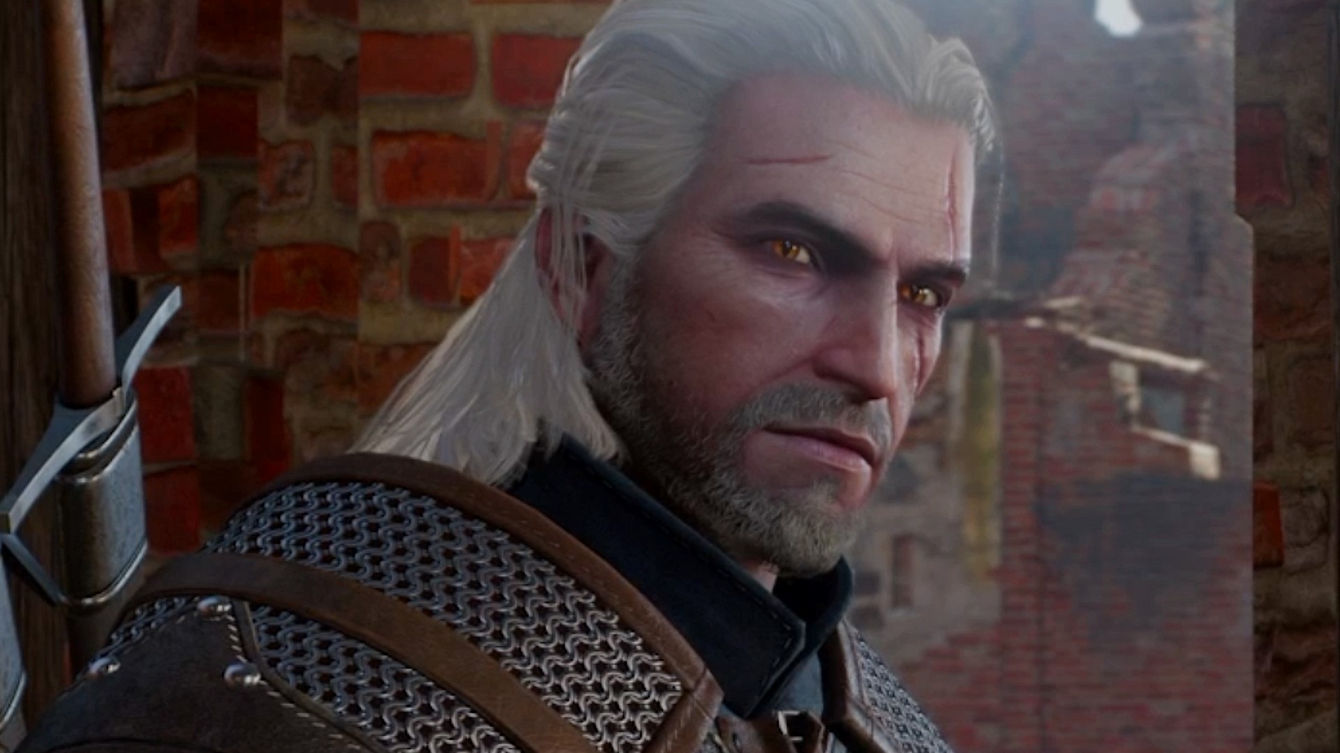Geralt in The Witcher 3 Remastered.