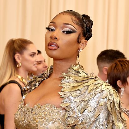 Megan Thee Stallion arrives at The 2022 Met Gala Celebrating "In America: An Anthology of Fashion" at The Metropolitan Museum of Art on May 02, 2022 in New York City.