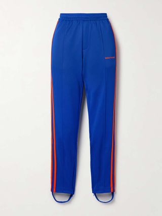 Adidas Originals, + Wales Bonner embroidered striped recycled-jersey track pants