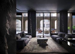 apartment interior at 130 William by Adjaye completes