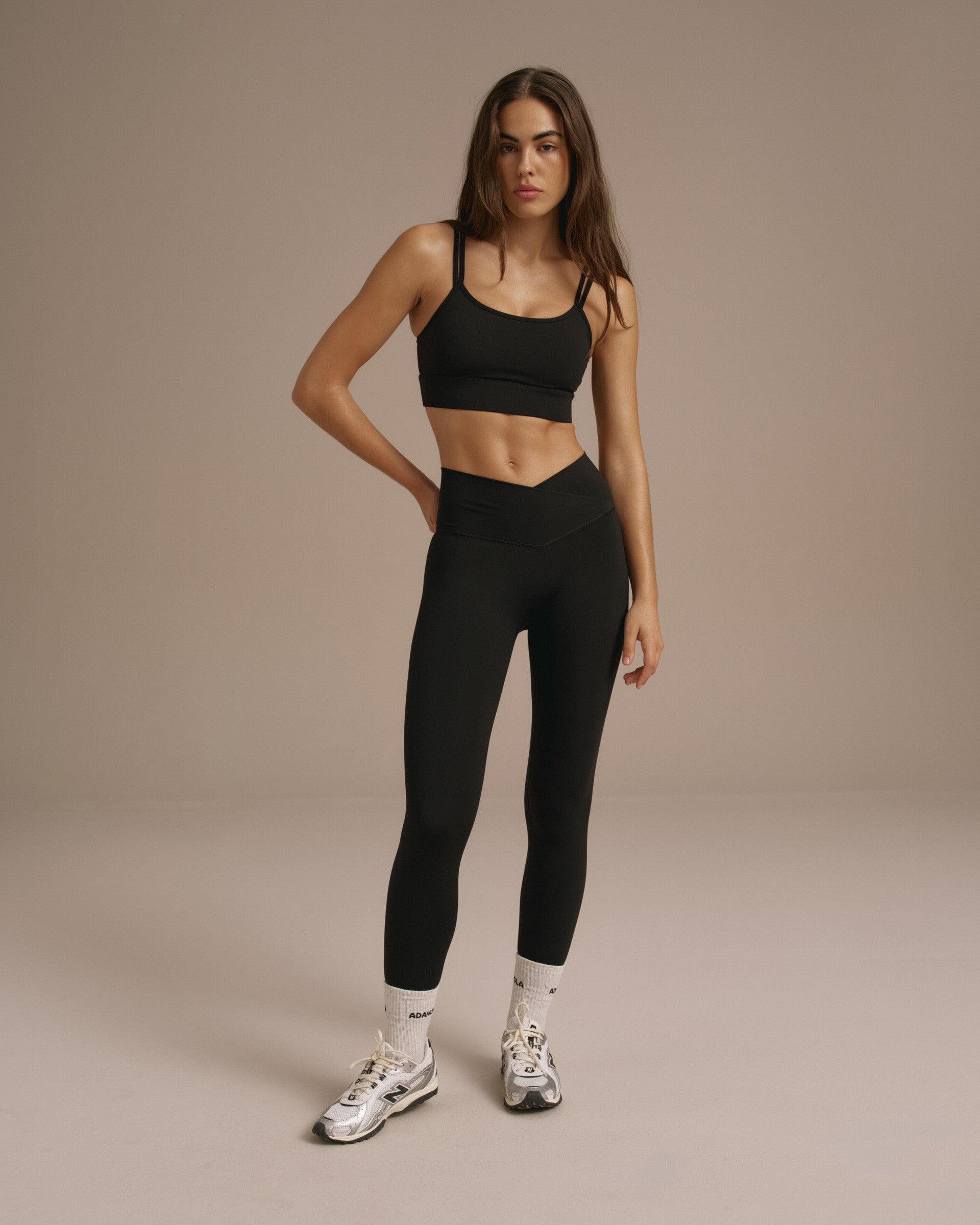 Ultimate Wrap Over Leggings - Black