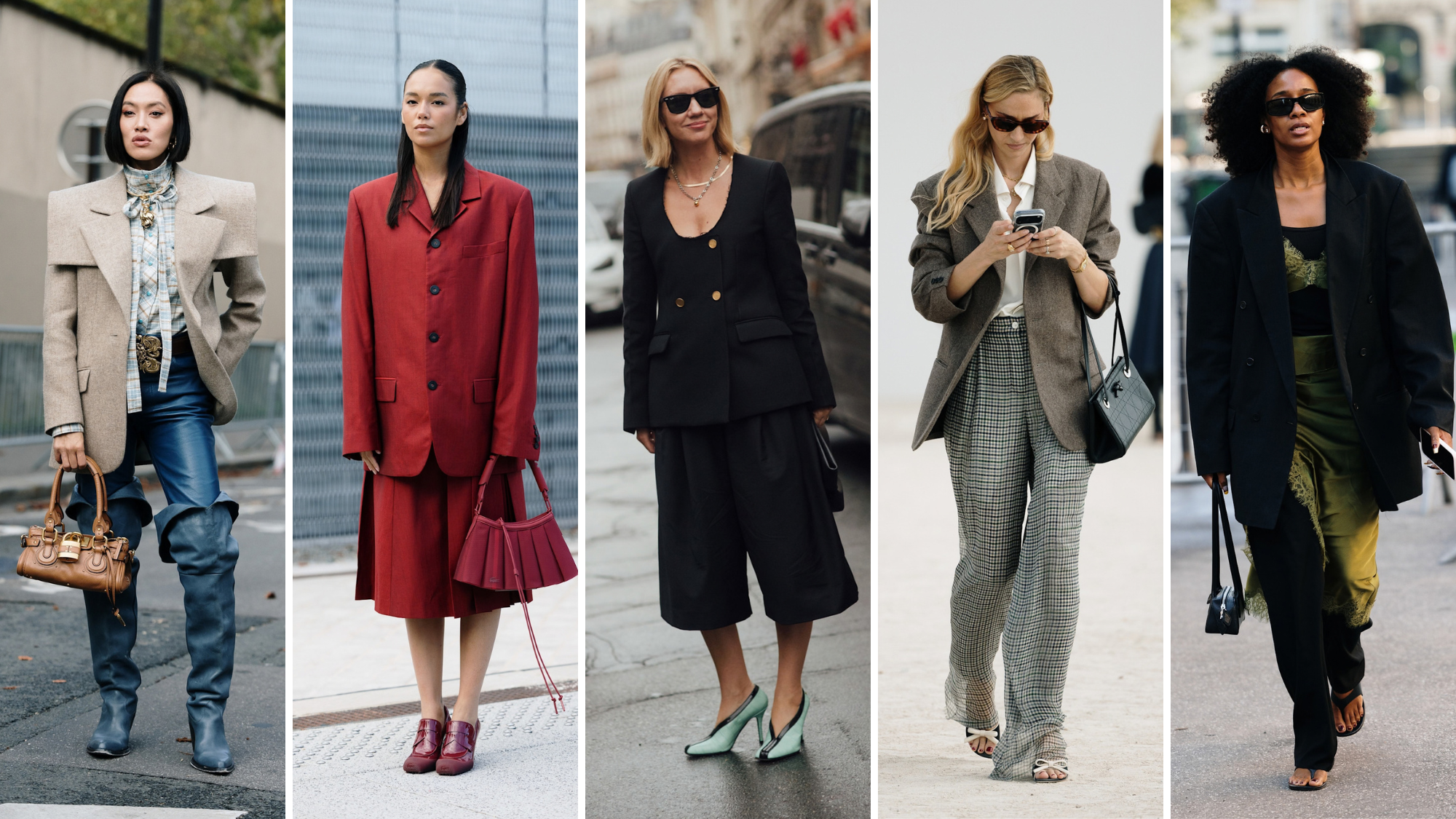 best blazers header pfw street style women