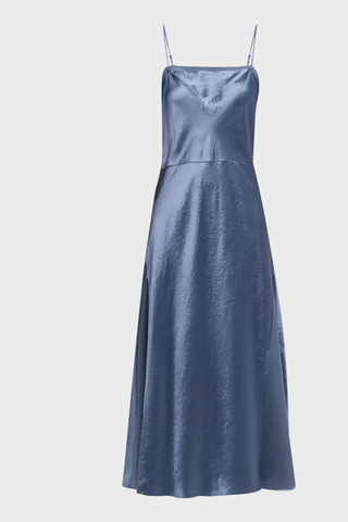 Vince Sheer Silk Paneled Long Slip Dress (Was $425) 