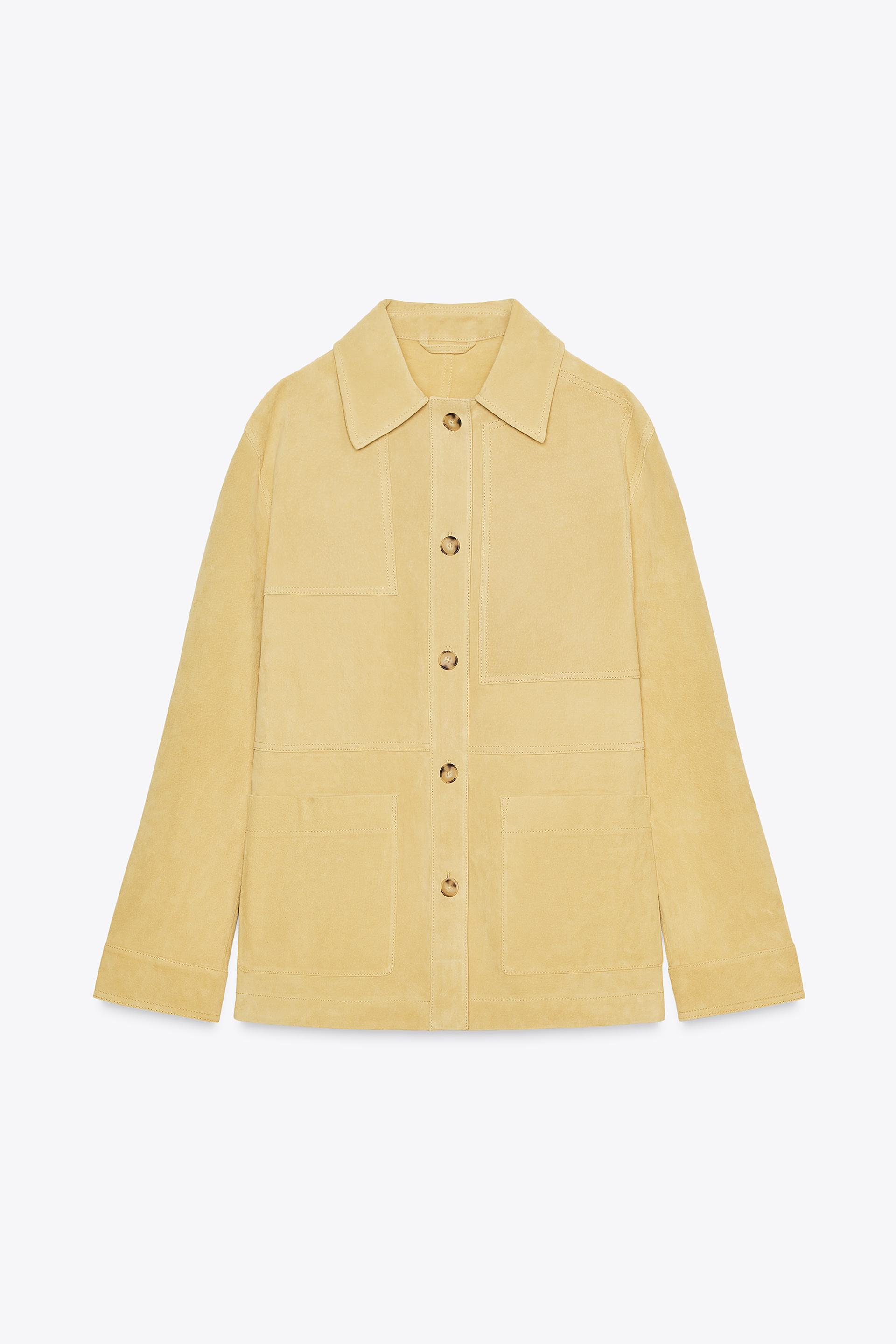 ZARA, 100% Suede Leather Jacket