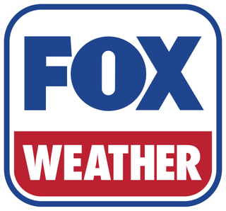 Fox Weather logo blue red and white