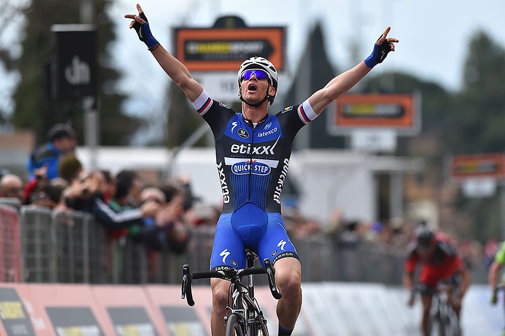 Zdenek Stybar (Etixx-Quickstep) wins stage 2 of Tirreno-Adriatico