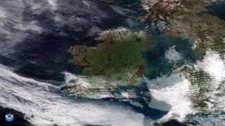 The NOAA-20 satellite captured a stunning image of Ireland on March 16, 2021.