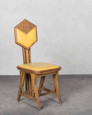 Bernard Goldberg Wright - Peacock side chair from the 1920s