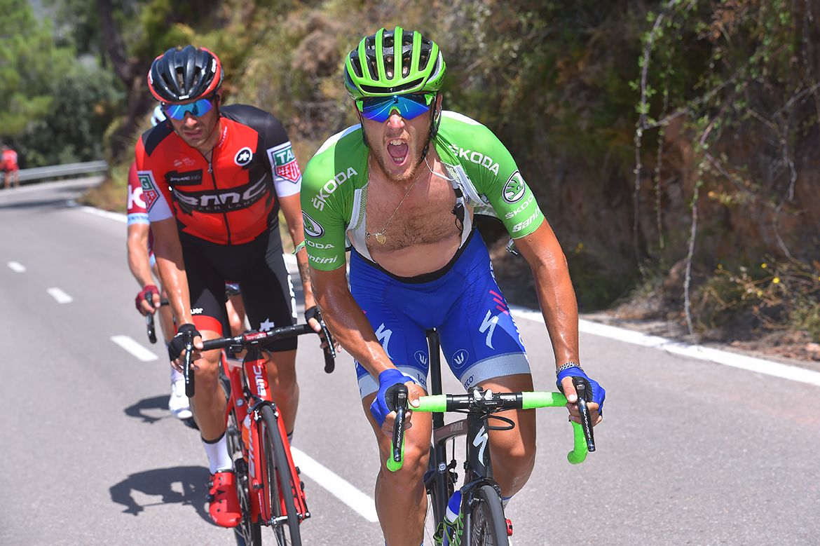 Matteo Trentin (Quick-Step Floors) in the breakaway
