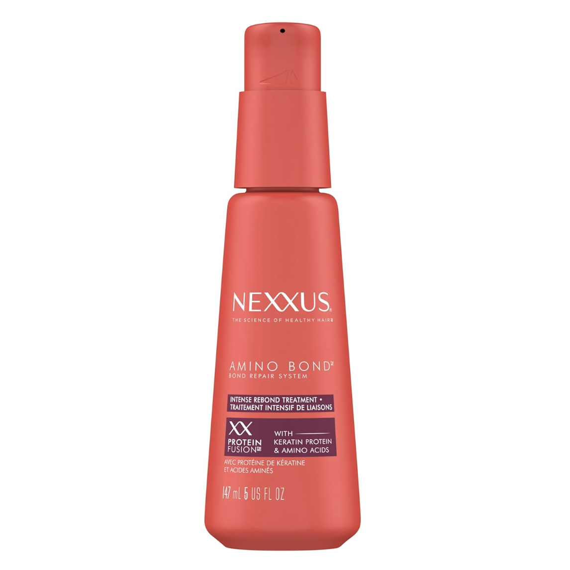Nexxus Intense Bonding Treatment Amino Bond for Stronger, More Damage-Resistant Hair, With Amino Acids & Keratin Protein, 5 Oz