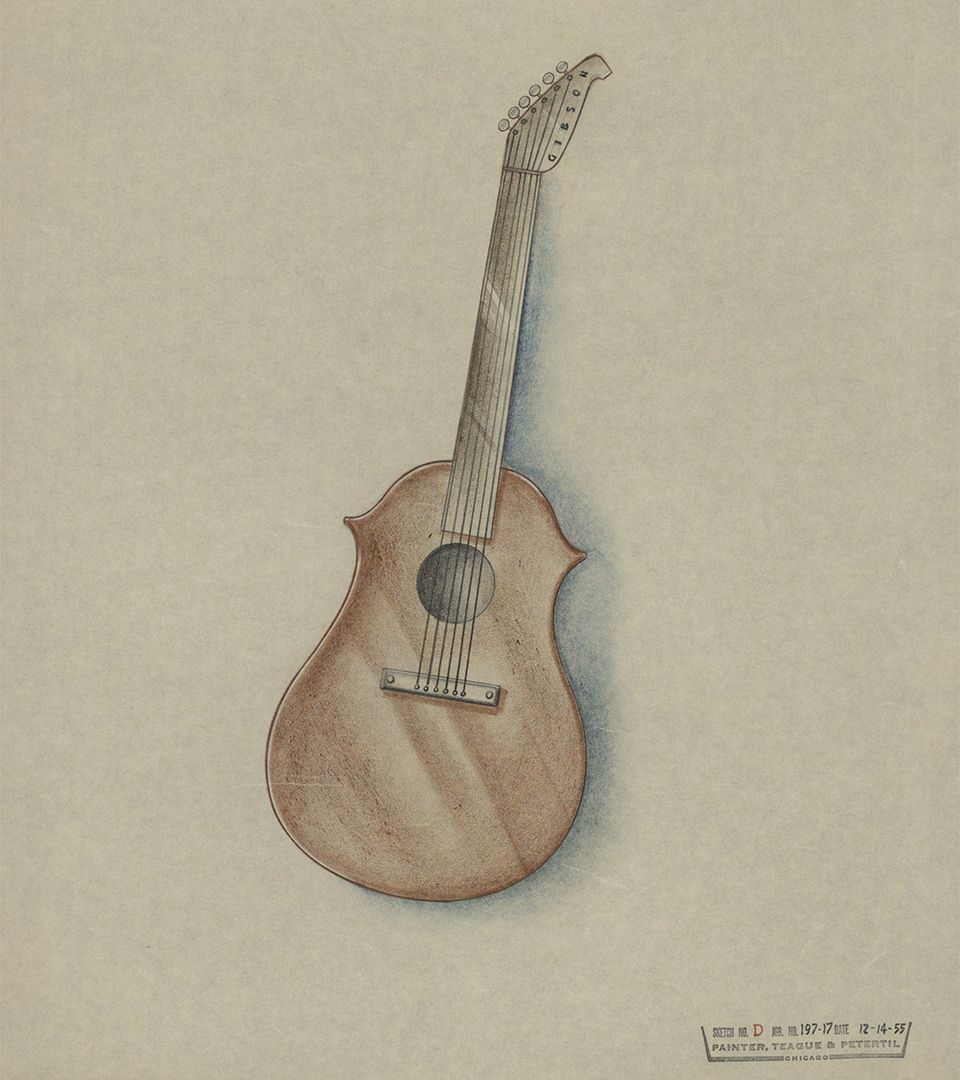 Gibson 1950s PTP guitar designs