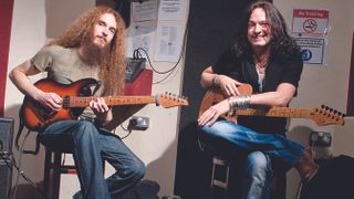 Previous Guitarist of the Year winners Guthrie Govan and Dave Kilminster