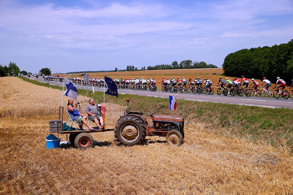 Scenery along the route of stage 6 at the Tour de France