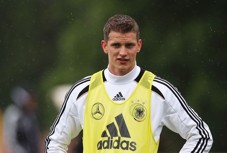 Lars Bender during a Germany training session