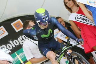Ion Izagirre (Movistar Team) ready to start the stage 7 time trial