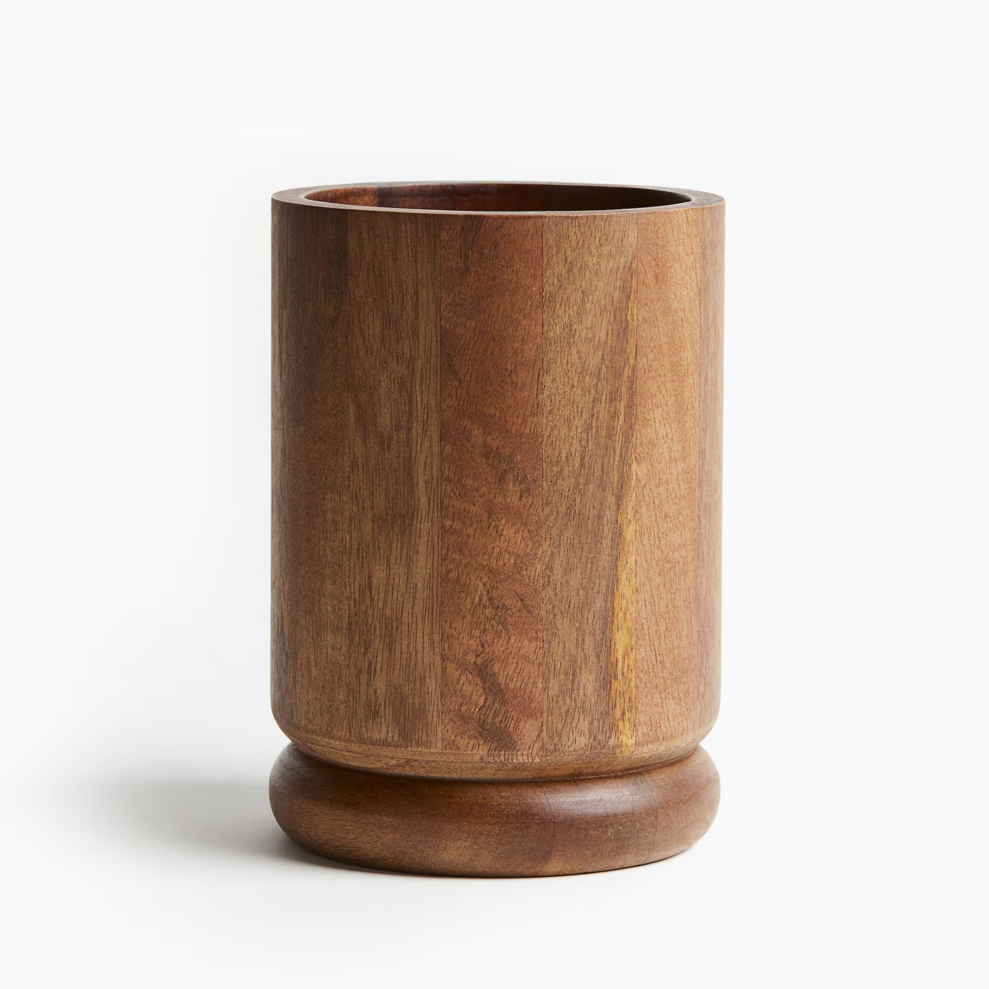 Mango Wood Utensil Holder