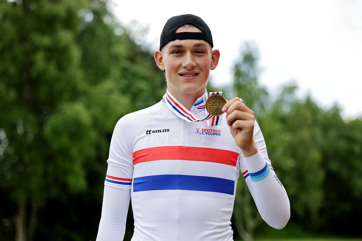 Picture Alex Whitehead/SWpix.com - 19/06/2024 - Road Cycling - British Cycling 2024 Lloyds Bank National Individual Time Trial Championships - Elite and U23 Men - Catterick, North Yorkshire -