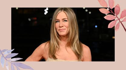 Jennifer Aniston with a C-shape haircut on the red carpet