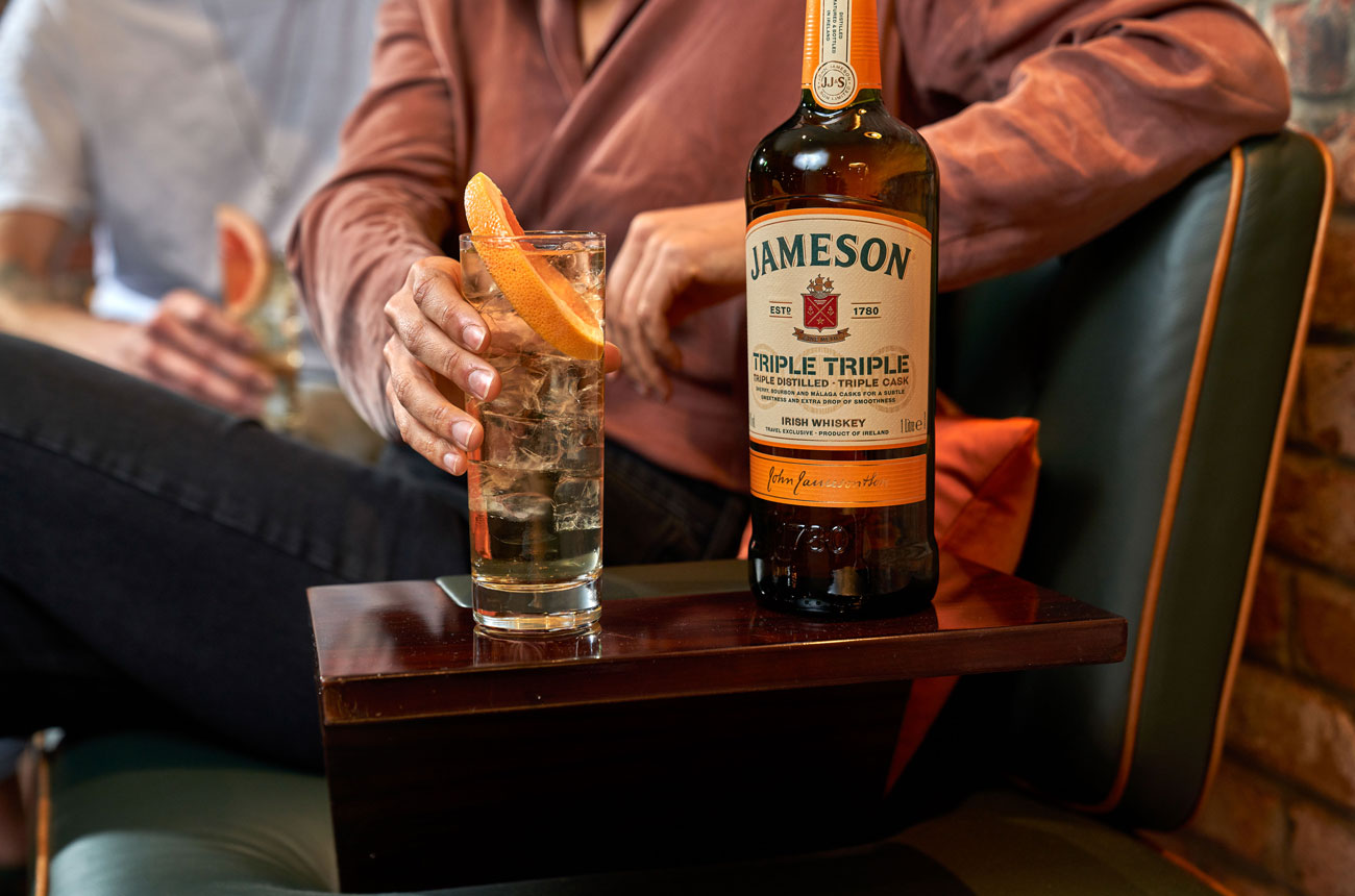 Jameson Triple Triple Malaga Cask whiskey cocktail