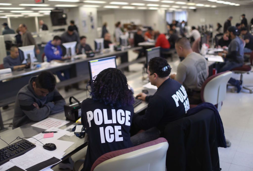 ICE agents. 