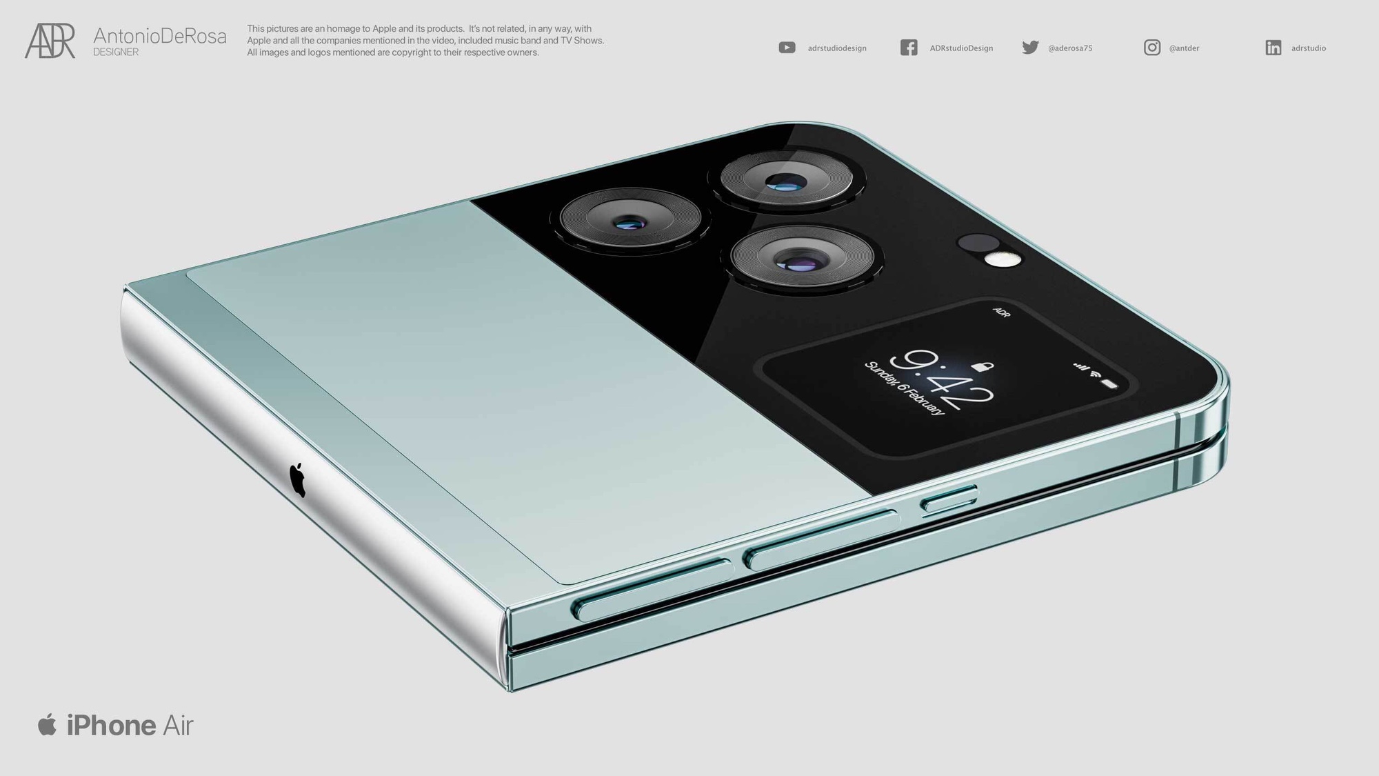 iPhone Air is an iPhone Flip concept phone