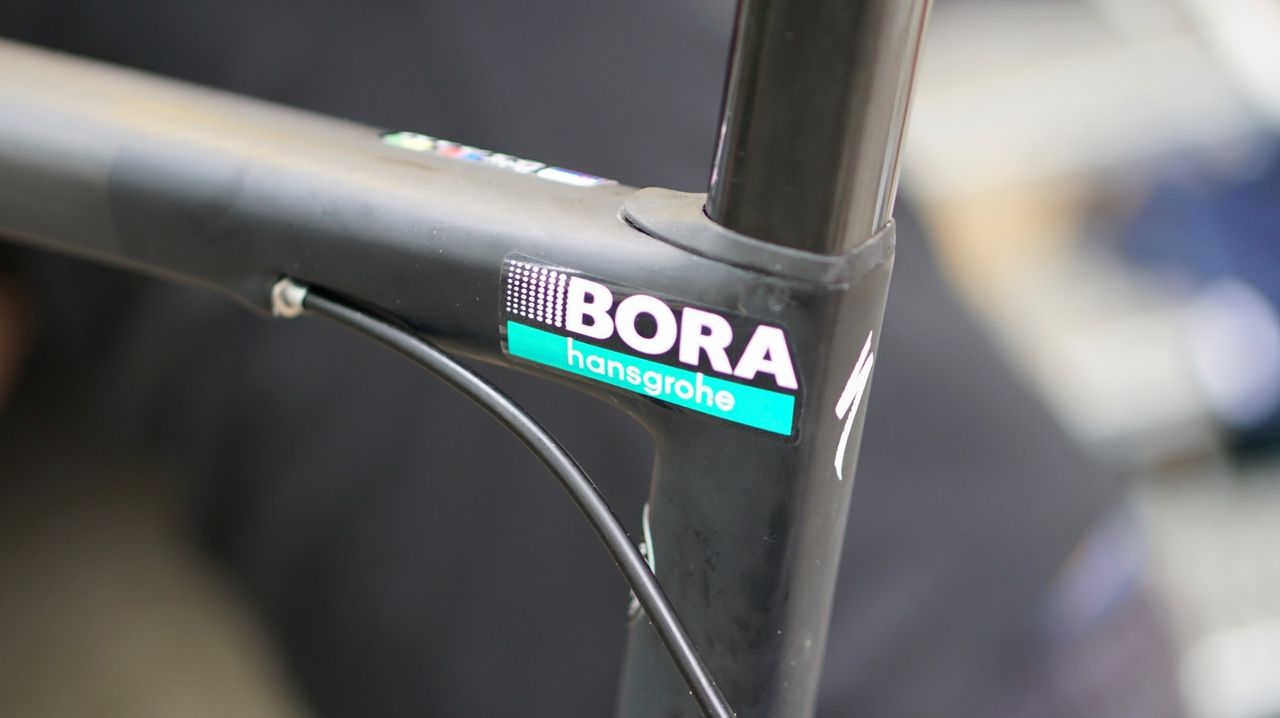 The new Tarmac has a D-shaped seatpost and seat tube, reminiscent of a BMC