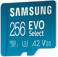 Samsung EVO Select 256GB microSD UHS-I card |