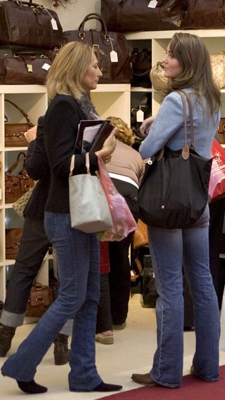 Carole Middleton and Kate Middleton visit the Spirit of Christmas festival in 2005