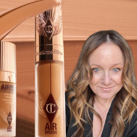 charlotte tilbury concealer with two women testing