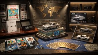 James Bond products in scene