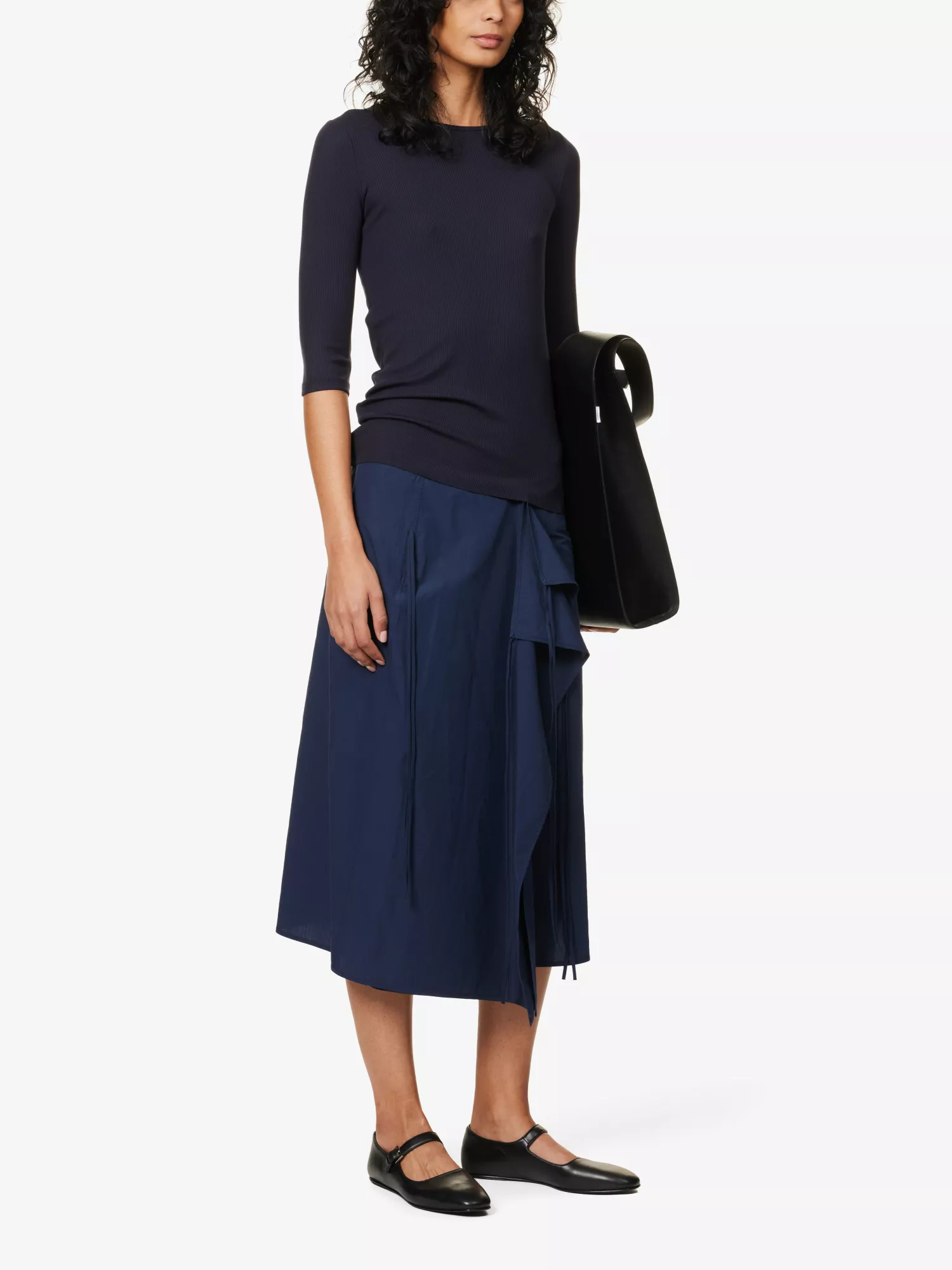 Vince, Three Quarter-Length Sleeve Top