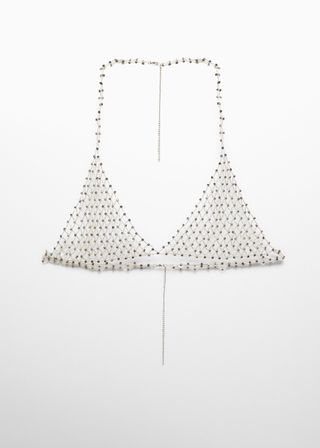 Rhinestone Crystal Body Necklace