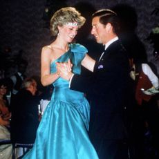 Prince And Princess Of Wales Dancing Together During A Visit To Melbourne, Australia.